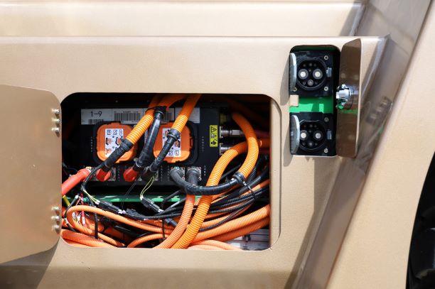 Forklift power system components