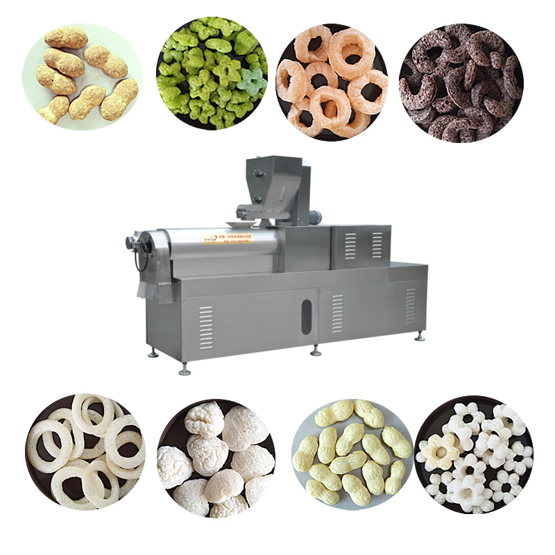 120-500kg/h puffed snack food machine line - Image 2