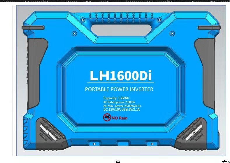 1200WH portable power station LH1600Di - Image 2