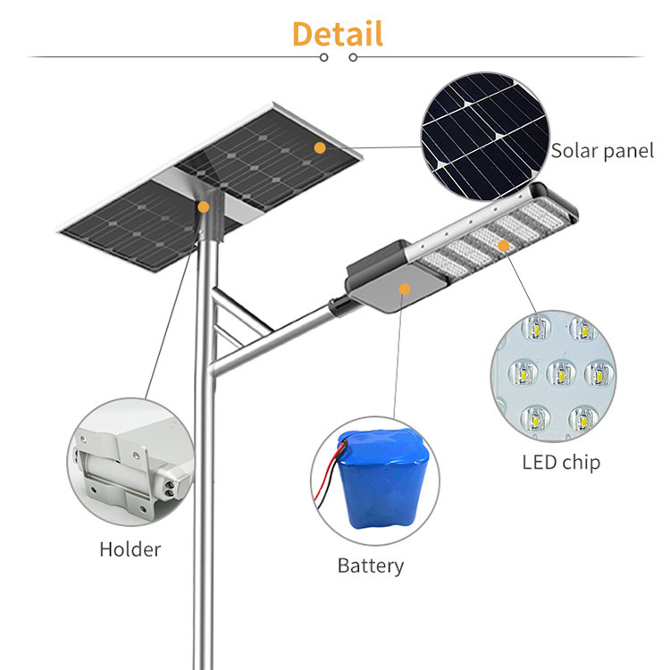 120W solar street light - Image 2