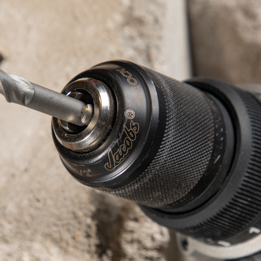 1/2-Inch Keyless Drill Chuck with Locking System