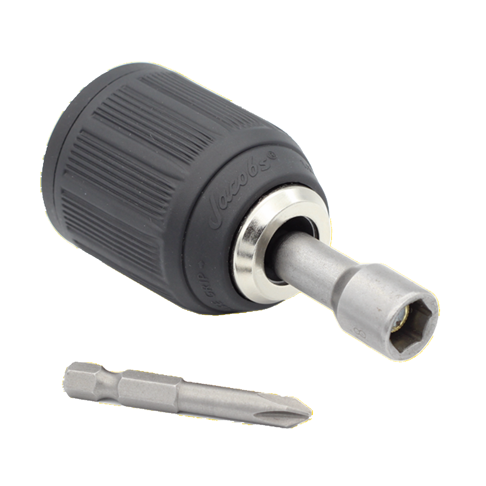 1/2"(13mm) DIY 213-1P HEX Shaft Quick-Fit Single Sleeve Keyless Chuck - Image 2