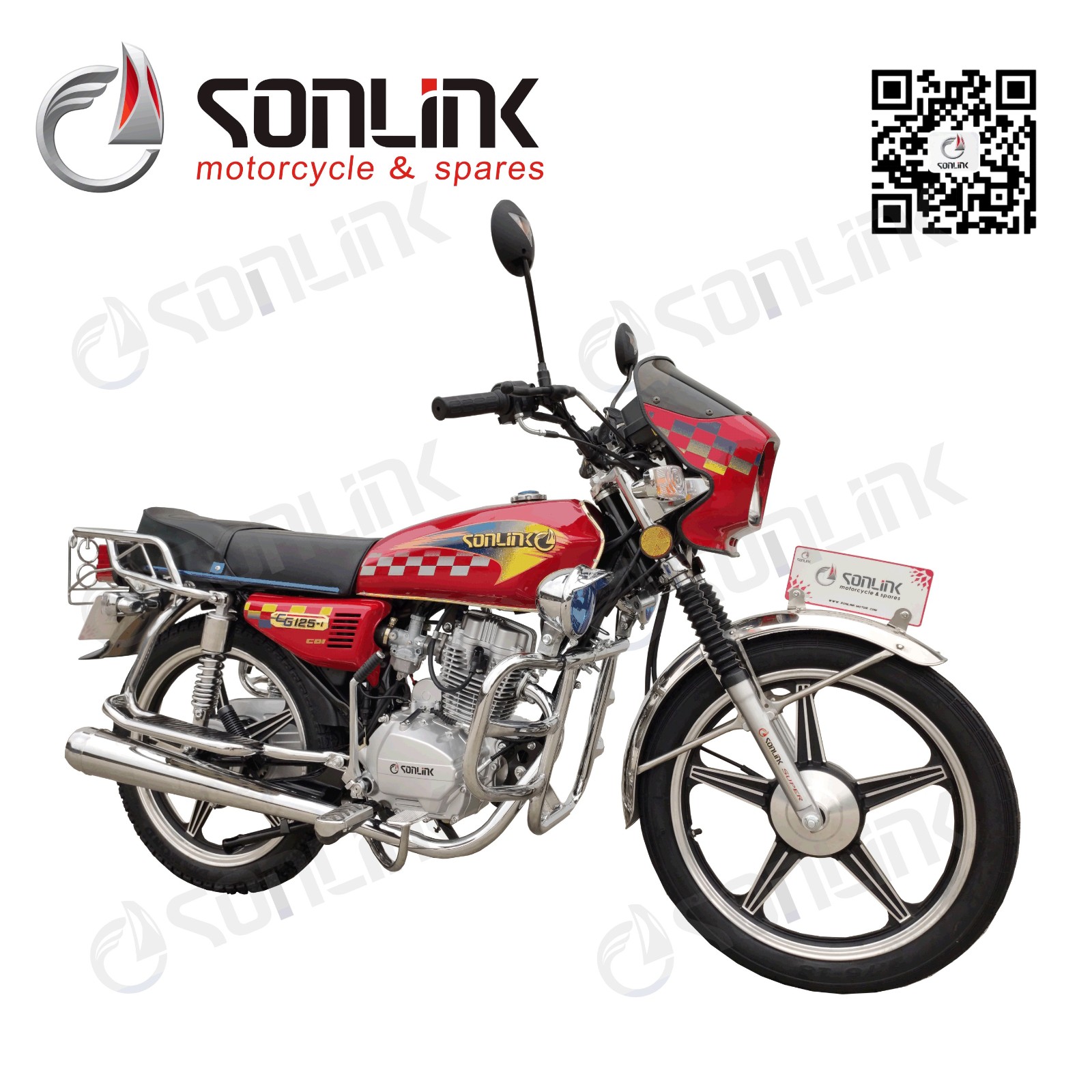 125cc/ 150cc/ Alloy wheel headcap CG motorcycle - Image 3