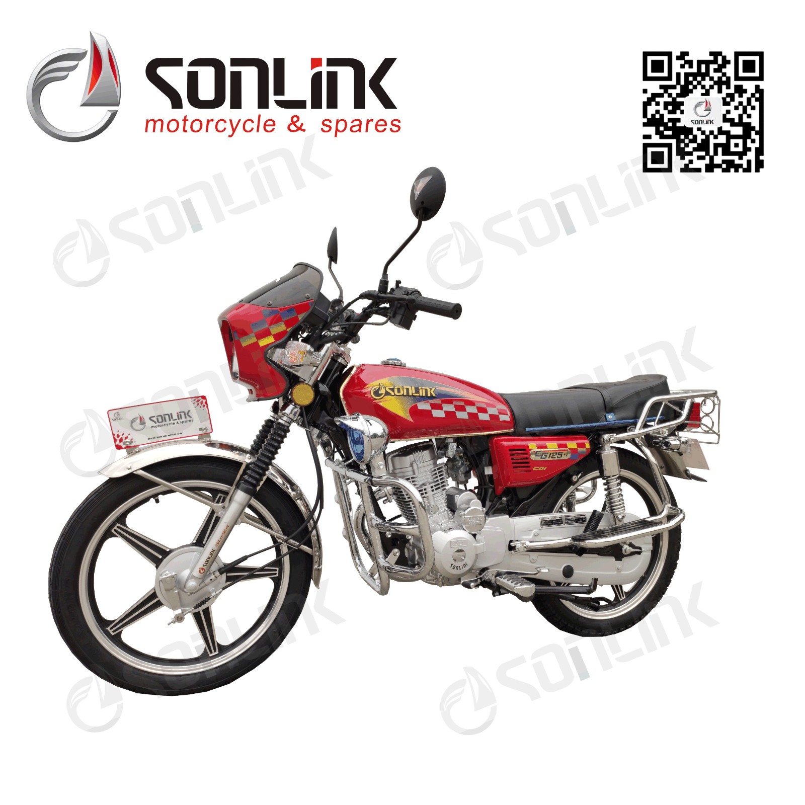 125cc/ 150cc/ Alloy wheel headcap CG motorcycle - Image 2