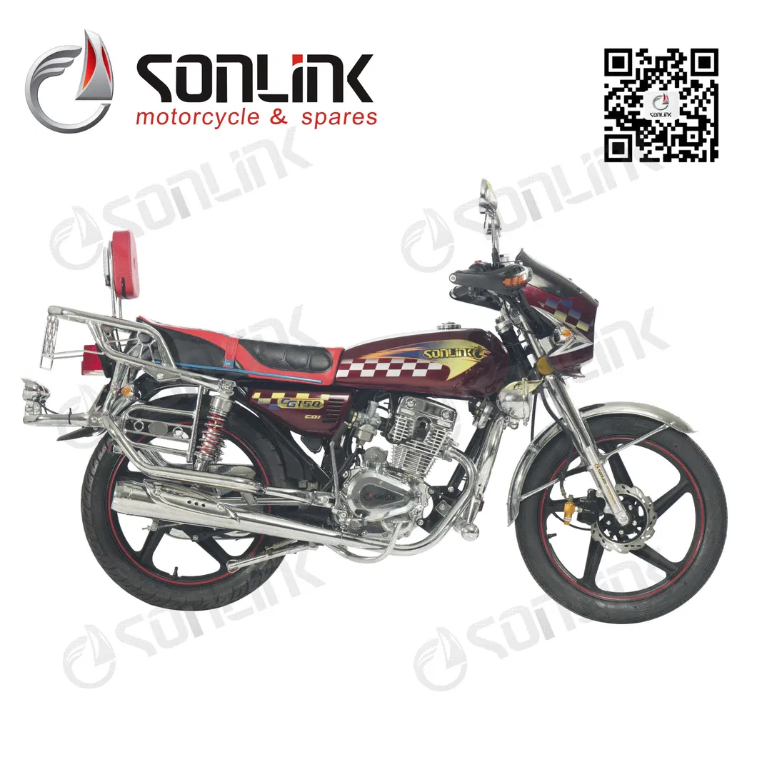 Side view of the SL150-D CG-type motorcycle
