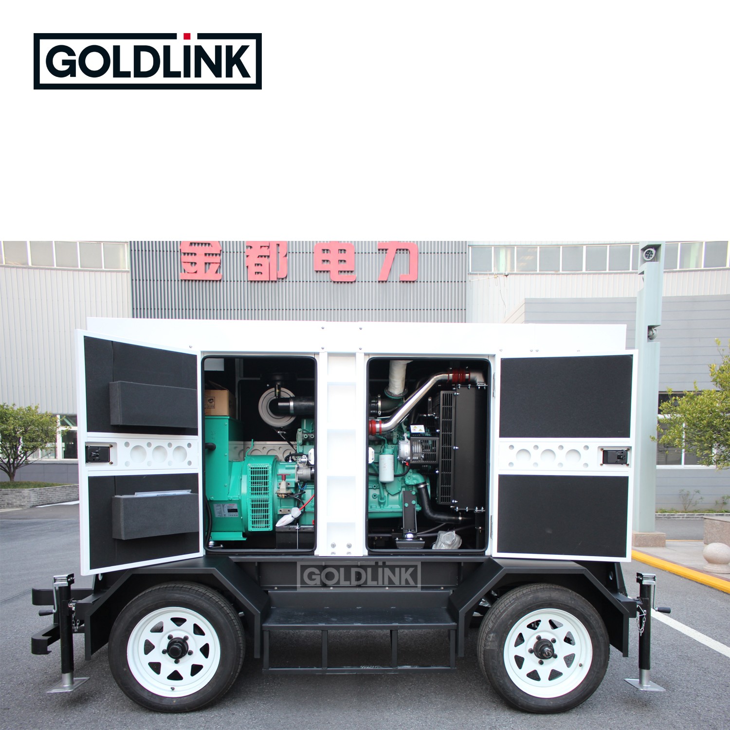 125kVA 100kW Cummins Powered Trailer Type Sound Proof Diesel Generator Sets - Image 2