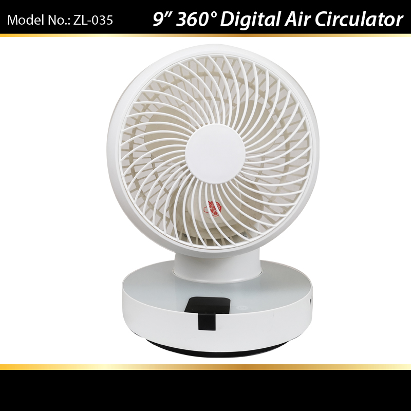 12inch Air-Circulator Desk Fan with Remote Control - Image 2