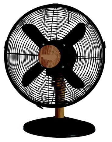 12-Inch Oscillating Desk Fan with Metal Blades