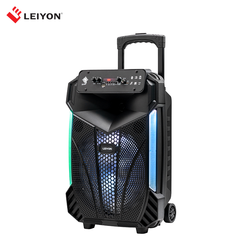 12inch Fashionable Waterproof Party Portable Rechargeable Blue tooth DJ Speaker Trolley - Image 3