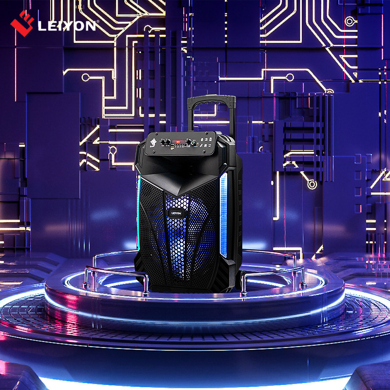 12-inch Waterproof Portable Bluetooth DJ Speaker Trolley