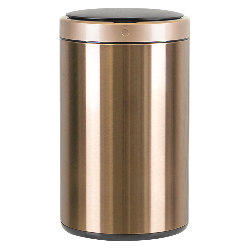 Rose gold stainless steel sensor bin