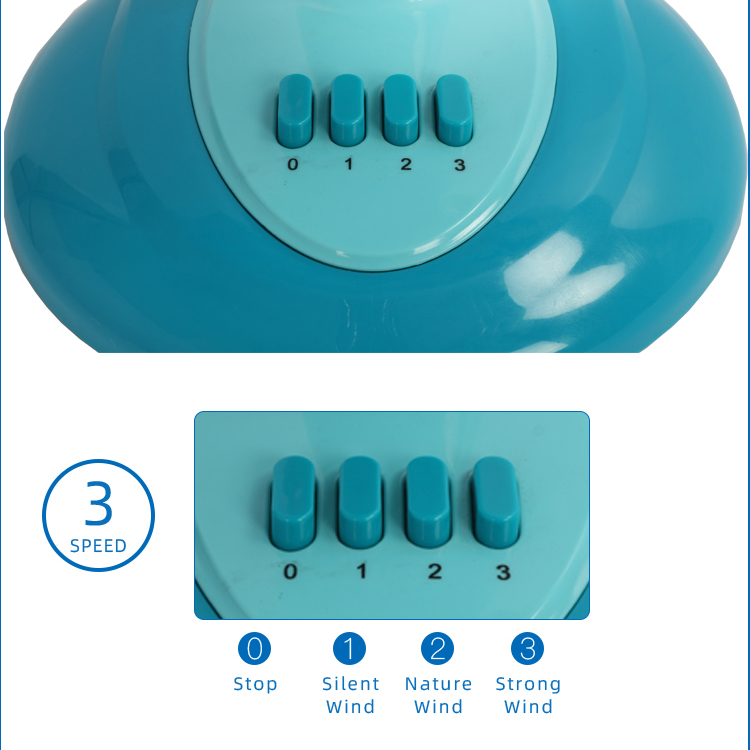 Close up of fan speed control buttons