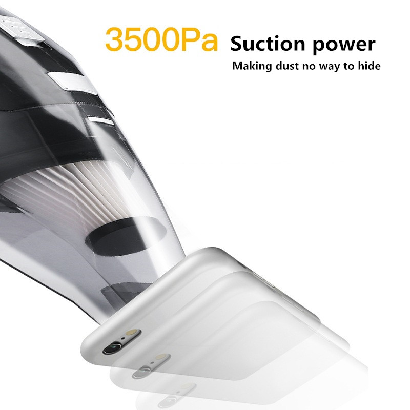 12V HEPA Filter Car Vacuum Cleaner