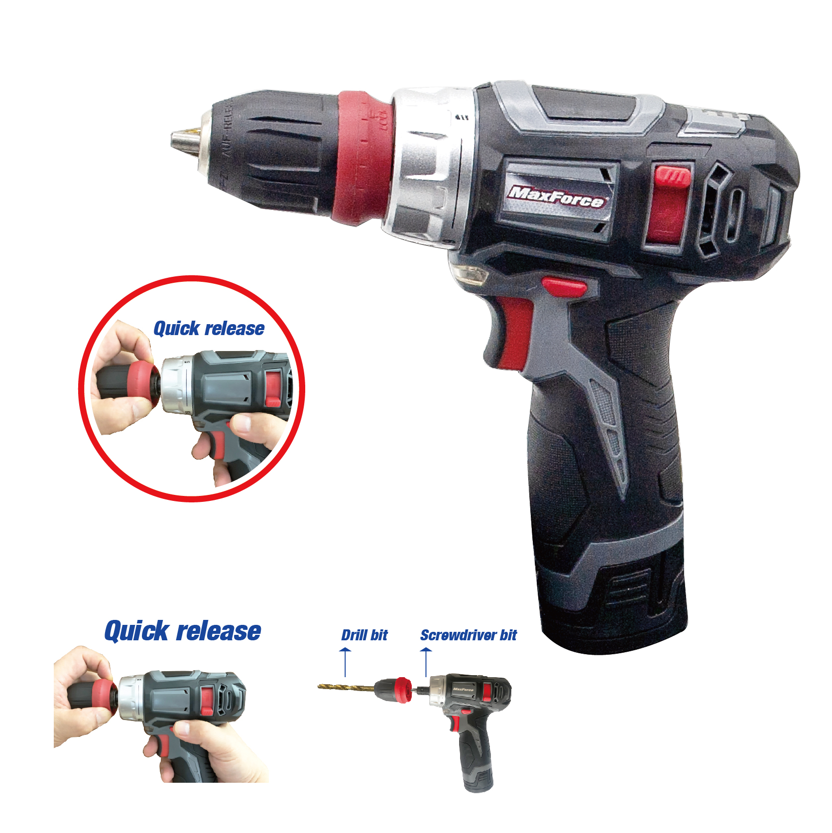 12V LI-ION CORDLESS DRILL - Image 2