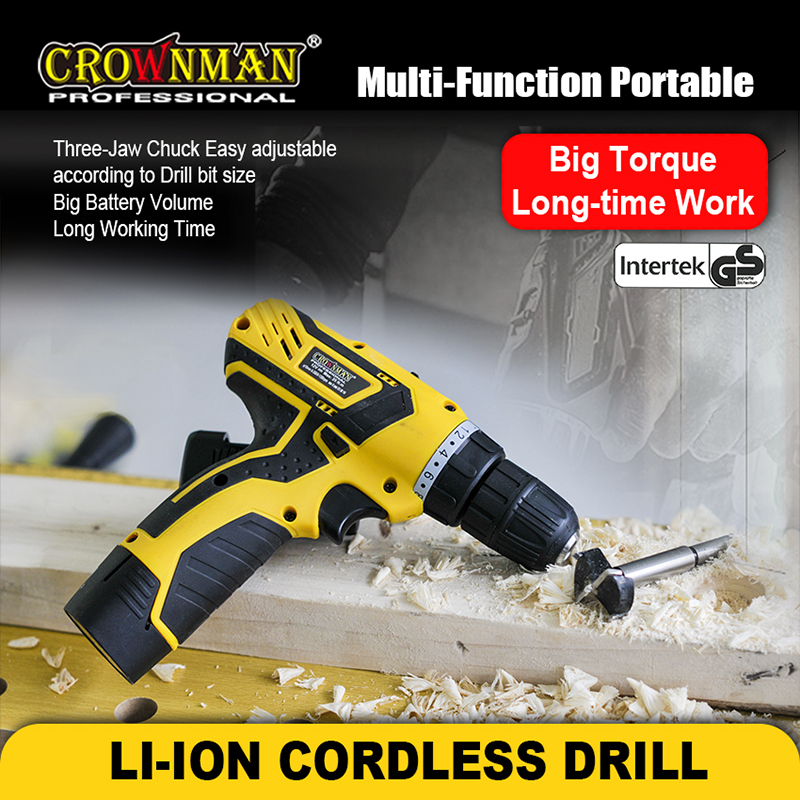 12V Rechargable LI-ION Cordless Power Drill - Image 2