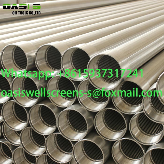 13 3/8" Continuous Slot 304L Wire Wrapped Screen Pipe
