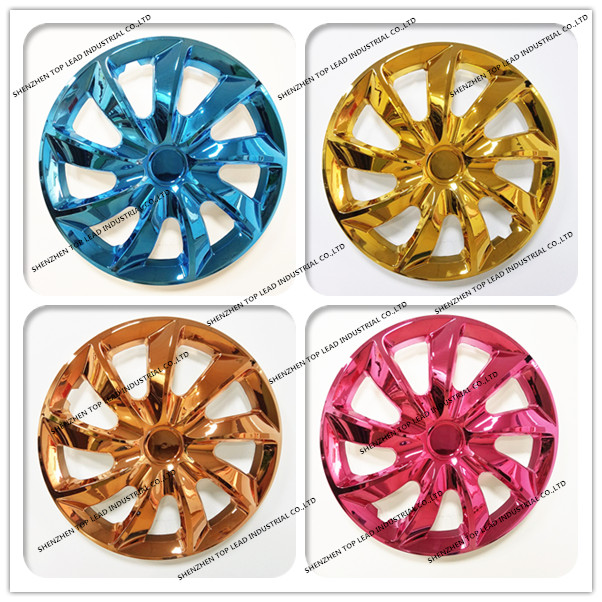 Multiple units of universal car wheel center covers