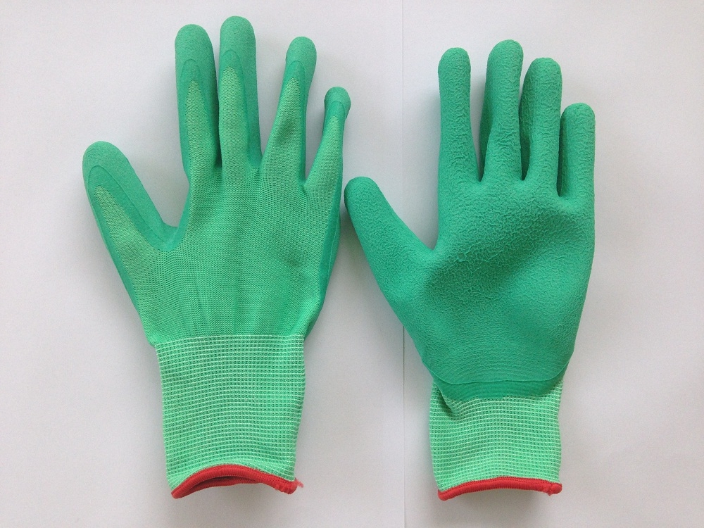 13G polyester liner latex foam palm coated - Image 2