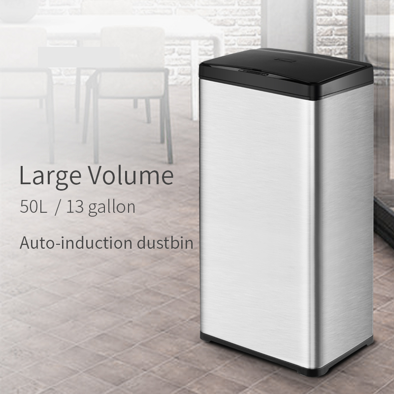 50-Liter Automatic Sensor Trash Can