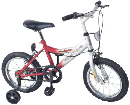 14-Inch Children's Bicycle with Training Wheels