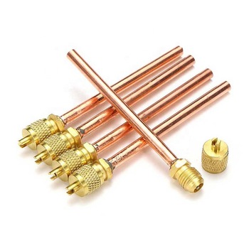 1/4 Copper Access Valve Charging Valve for Refrigeration Air Conditioning - Image 3