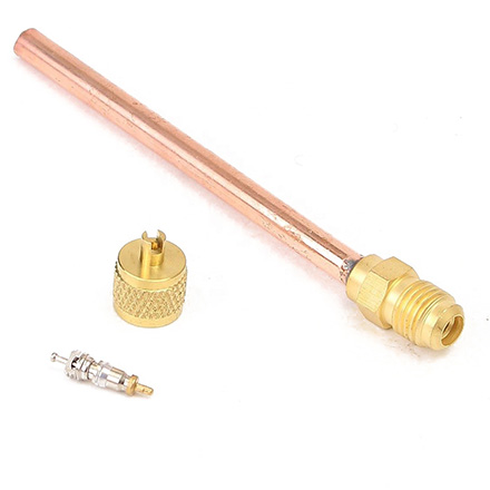 1/4 Copper Access Valve Charging Valve for Refrigeration Air Conditioning - Image 2