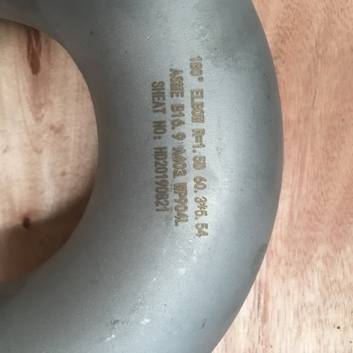 180 Degree Long Radius Elbow