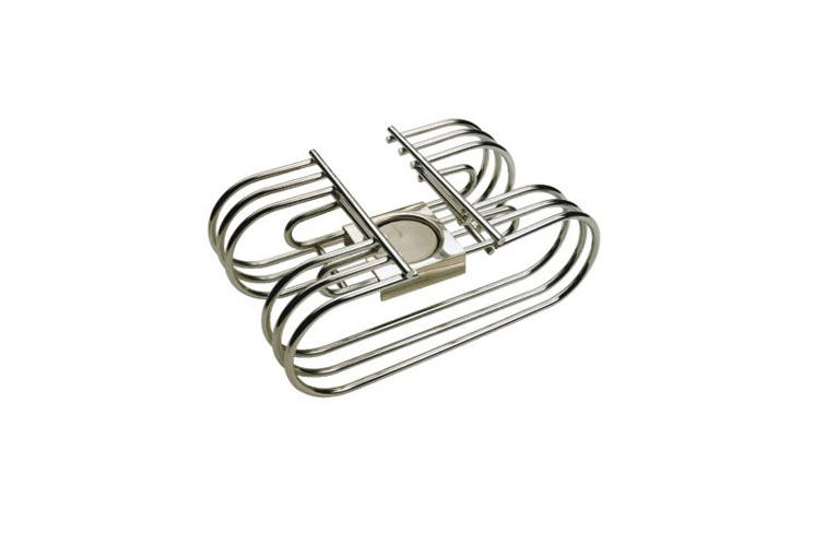 Chrome-Plated Metal Tea Light Candle Holder