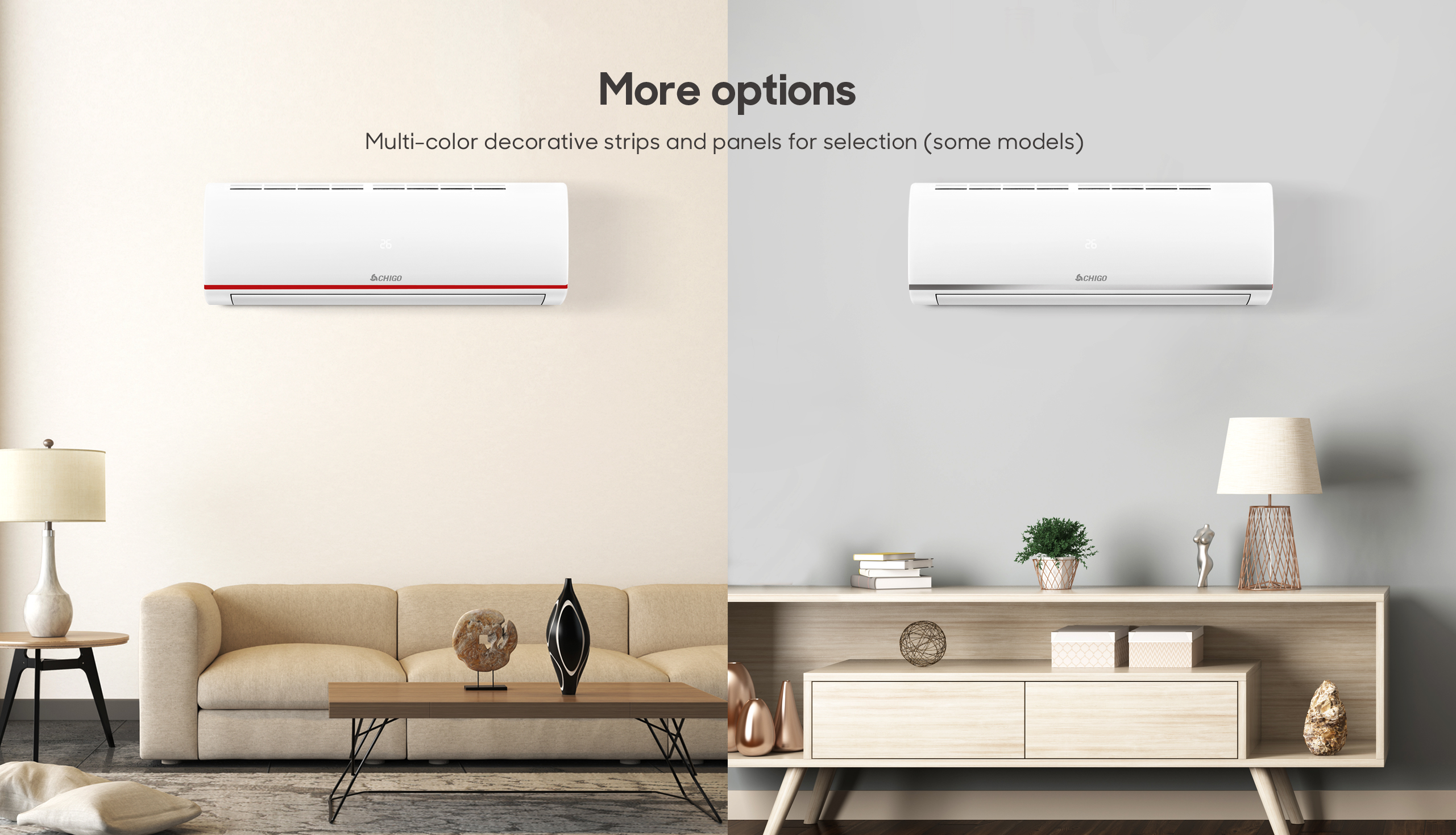 Customizable panel options