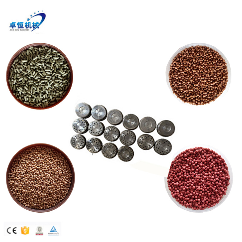 Extrusion die molds for various pellet sizes