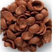 Chocolate flavored cereal balls