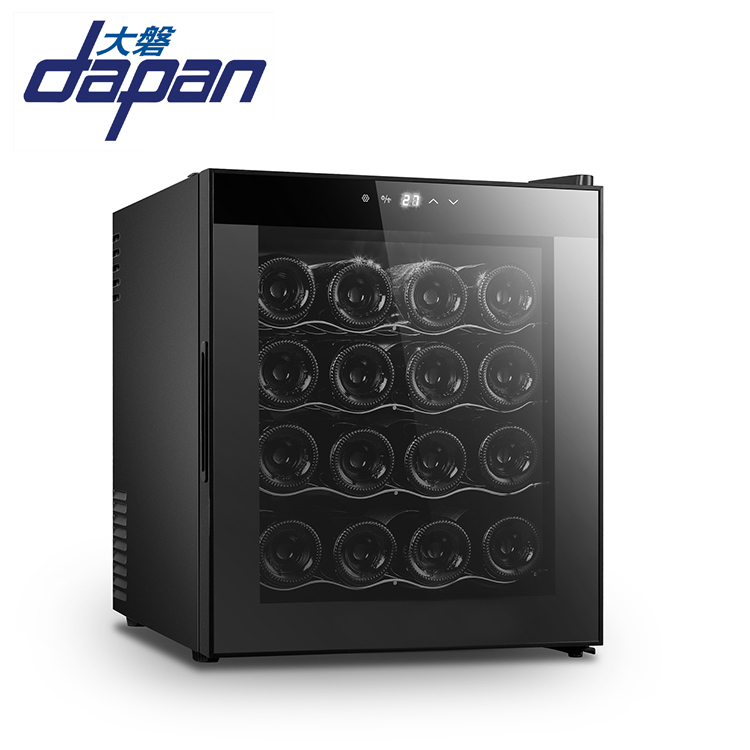 16 bottle thermoelectric glass door single zone wine cooler with led light - Image 2