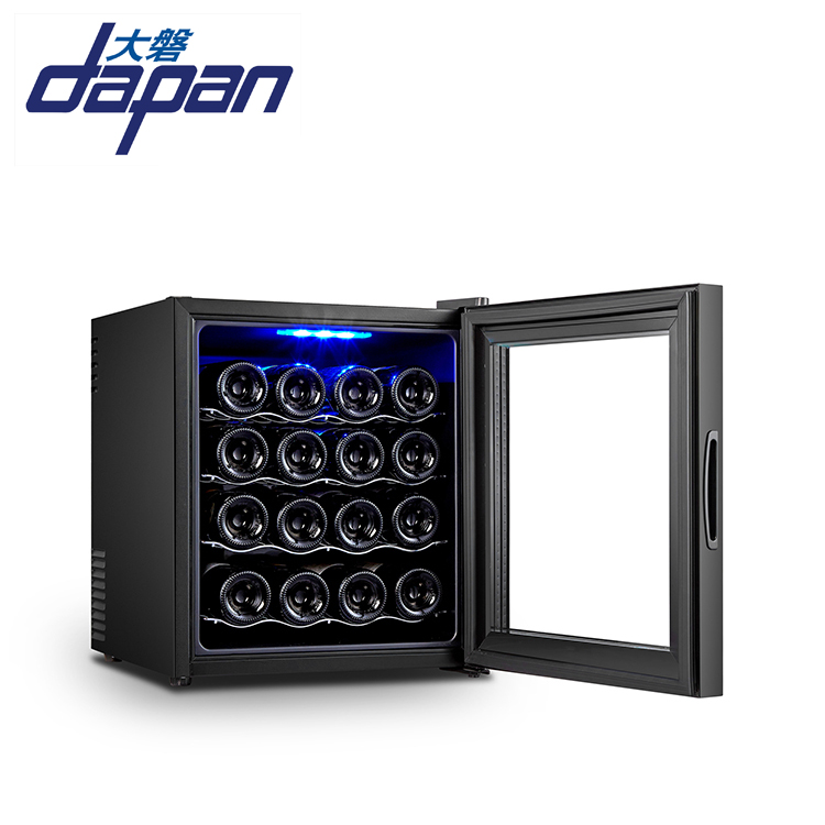 16-Bottle Thermoelectric Wine Cooler with LED Light