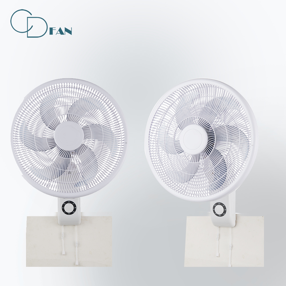 Wall Mountable Electric Fan with Wind Mode Selection