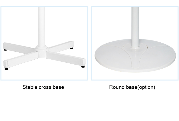 Base options: Cross base and Round base