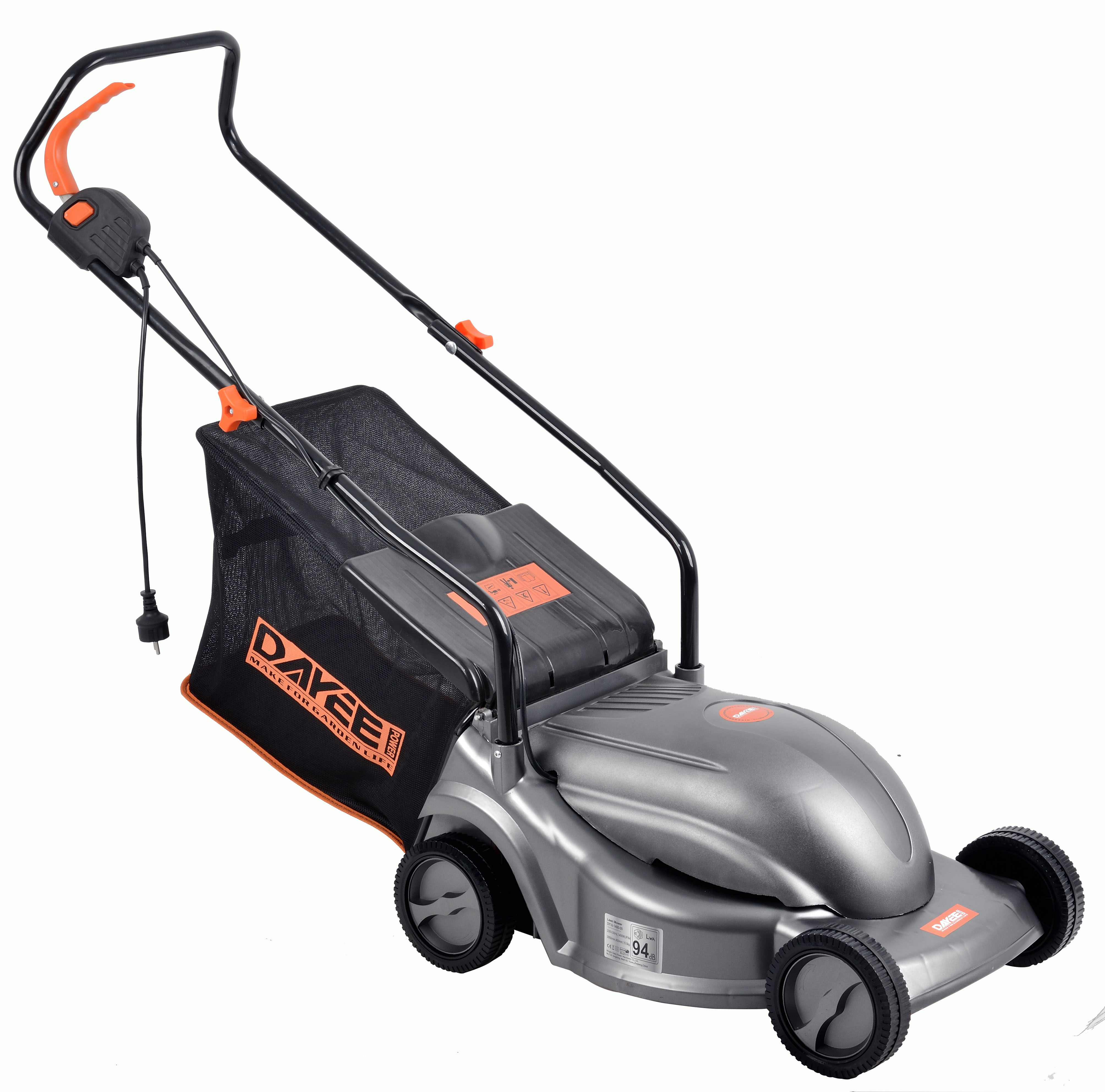 16-Inch Electric Lawn Mower with Collection Bag