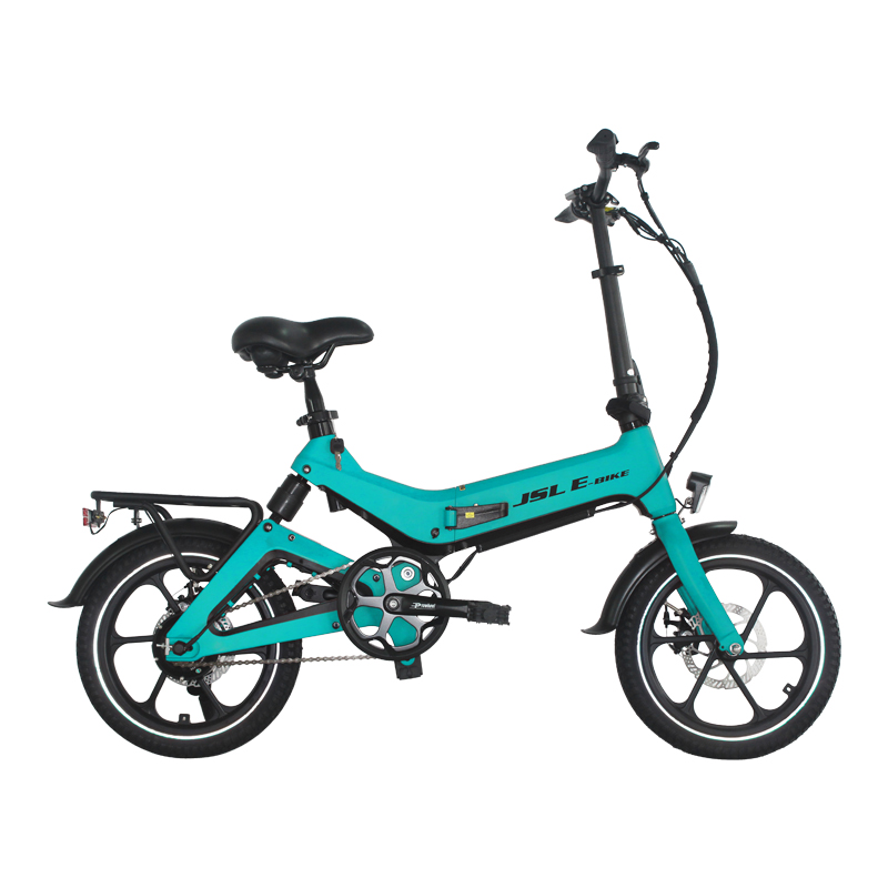 16 inch folding mag alloy frame inner battery electric bicycle ebike - Image 3