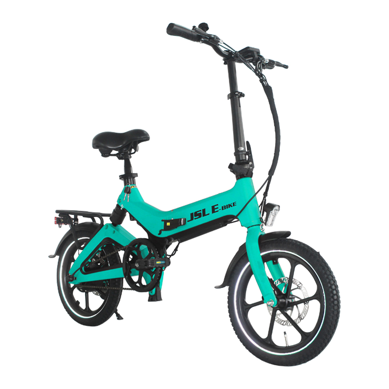 16 inch folding mag alloy frame inner battery electric bicycle ebike - Image 2
