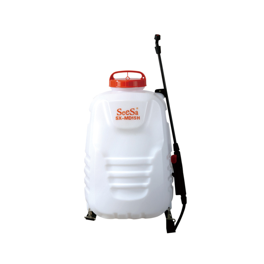 16 liter portable knapsack electric pressure agriculture garden water sprayer with voltmeter and elastic wand - Image 2