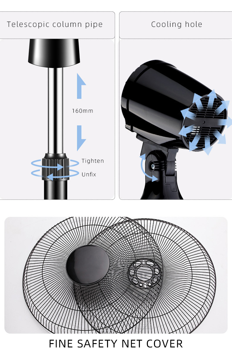 Telescopic column and safety net cover details