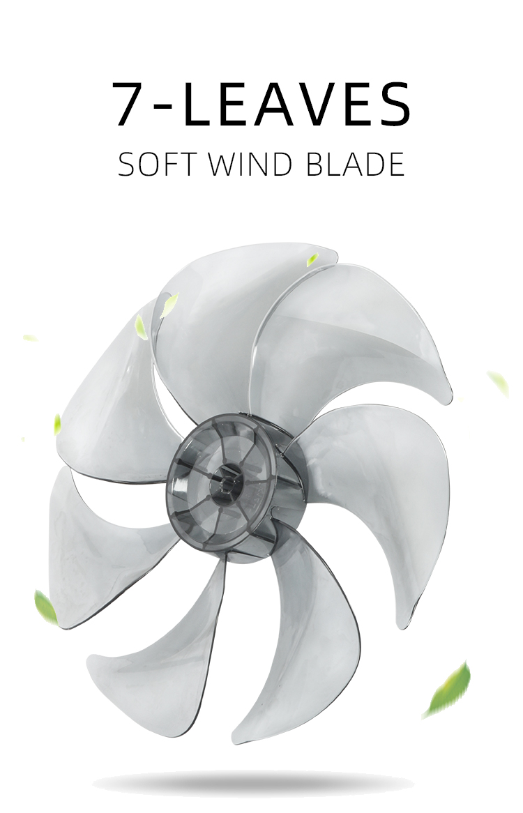 7-leaf fan blade design