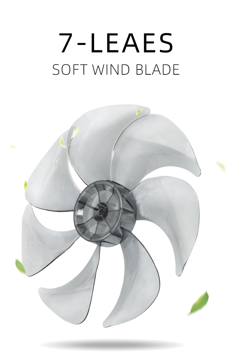7-leaf fan blade design