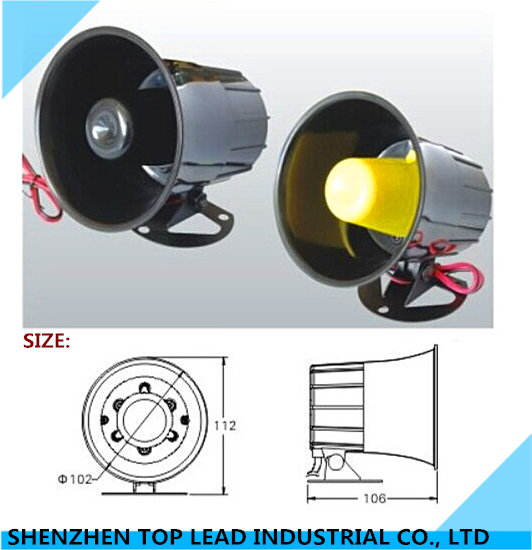 1/6 tones 15w / 20w 4 Inch Auto Horn Auto Alarm 6-Tone Electronic Siren - Image 2