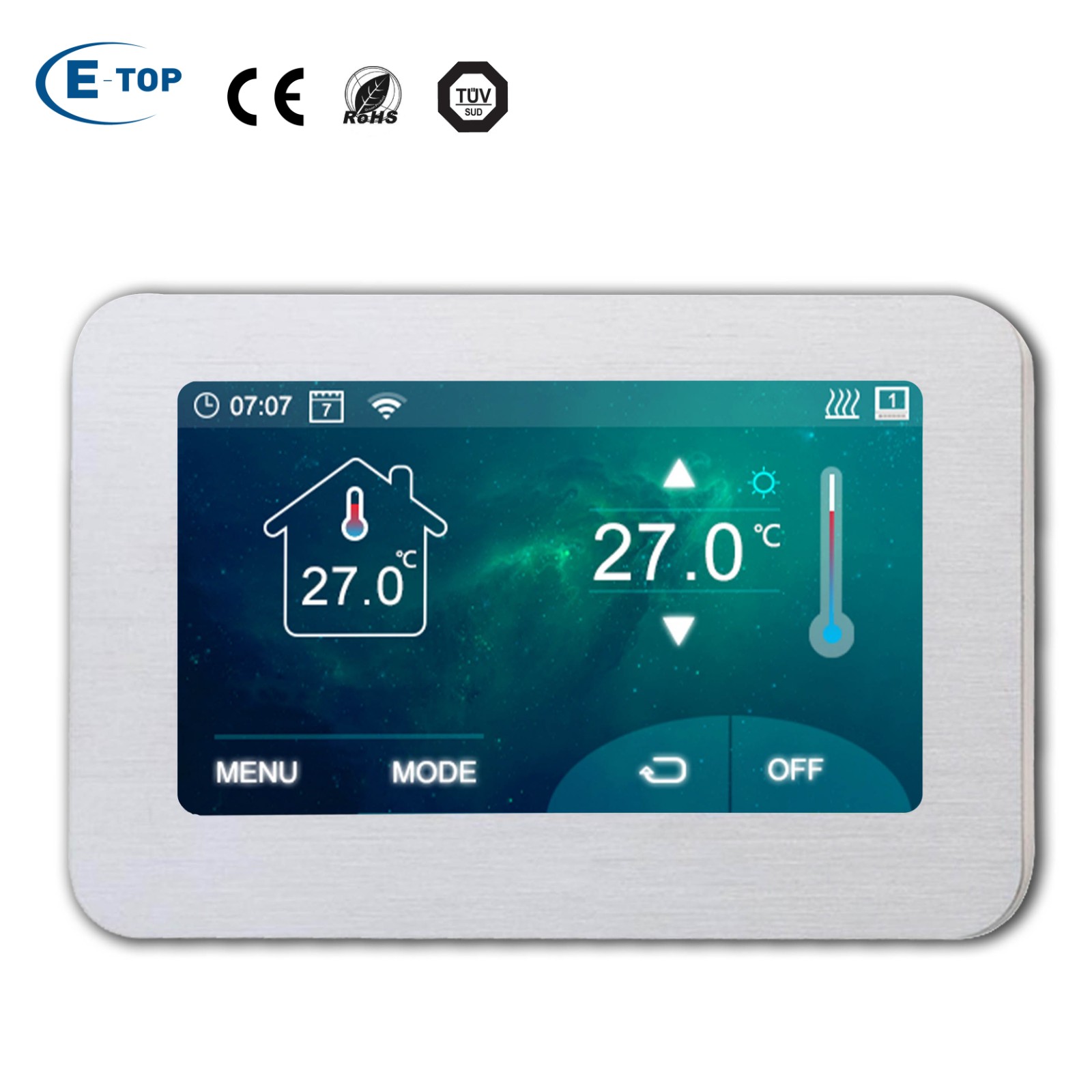16A Electric Floor Heating Thermostat with WIFI Control - Image 2