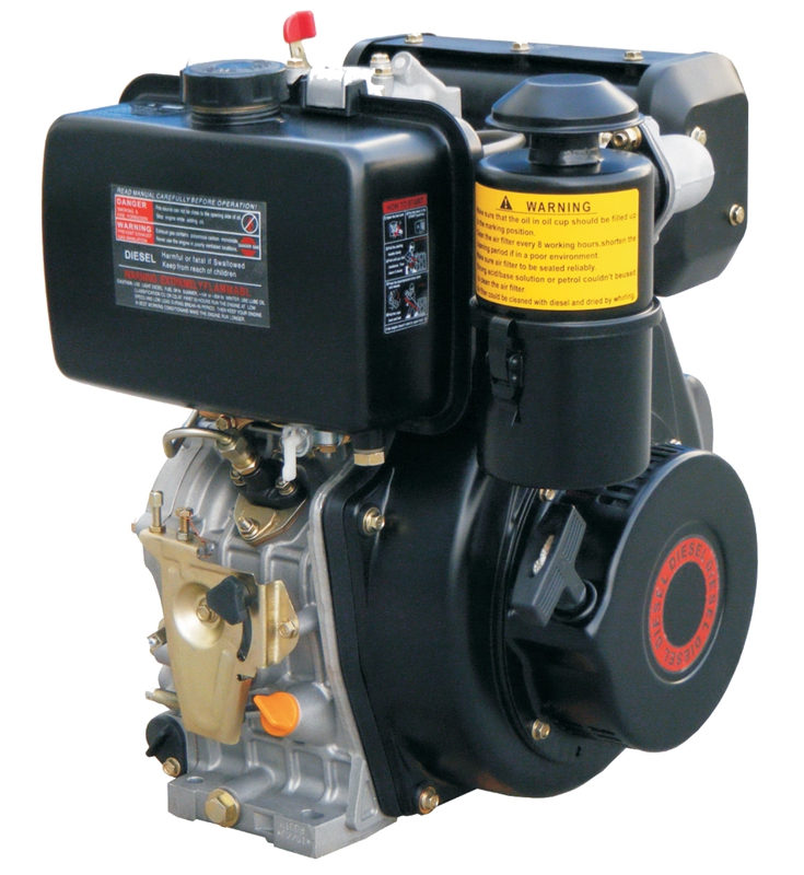 16Hp Air Cooled Single Cylinder Diesel Engine KA195F - Image 3