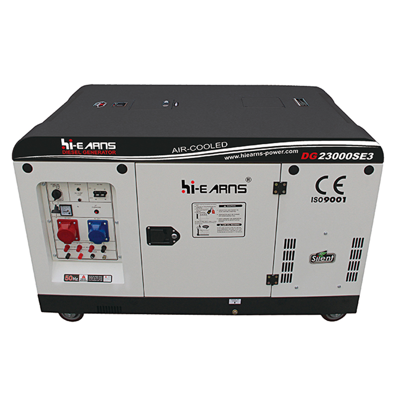 16KW silent 2V98 air cooled two cylinder diesel generator - Image 2