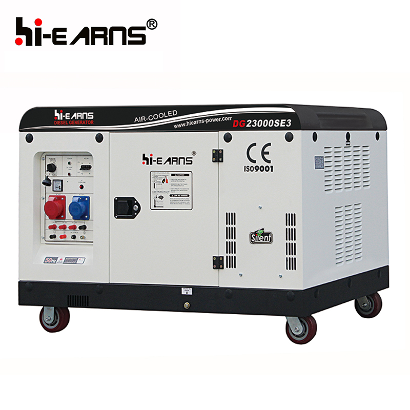 16KW silent 2V98 air cooled two cylinder diesel generator - Image 3