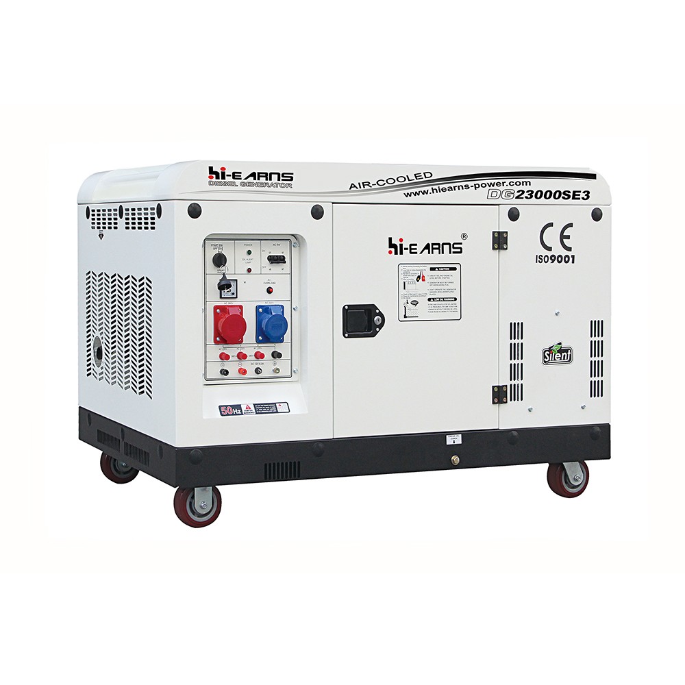 16KW silent 2V98 air cooled two cylinder diesel generator - Image 2