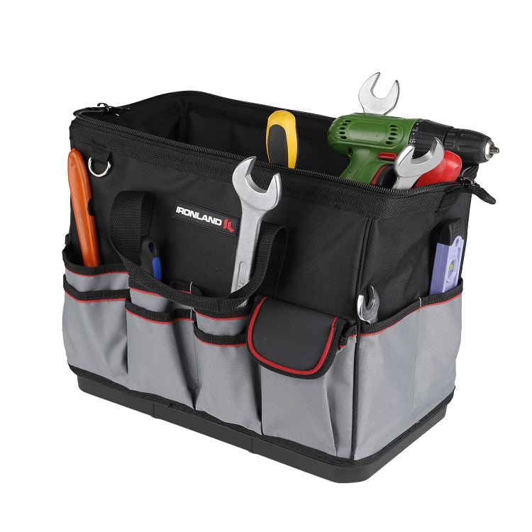 18 inch Tool Storage Bag Zipper Closure Large Top Wide Mouth Tool Bag - Image 2