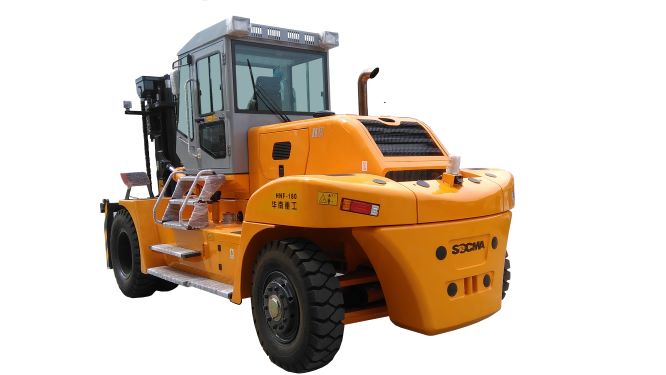 18 Ton Diesel Heavy Forklift Truck Color Yellow - Image 2